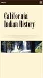 Mobile Screenshot of calindianhistory.org